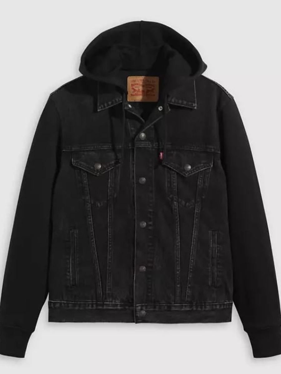 Black Trucker Hoodie