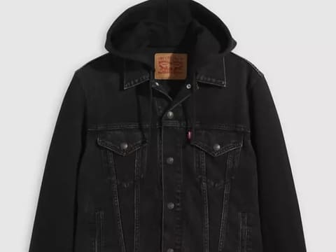 Black Trucker Hoodie