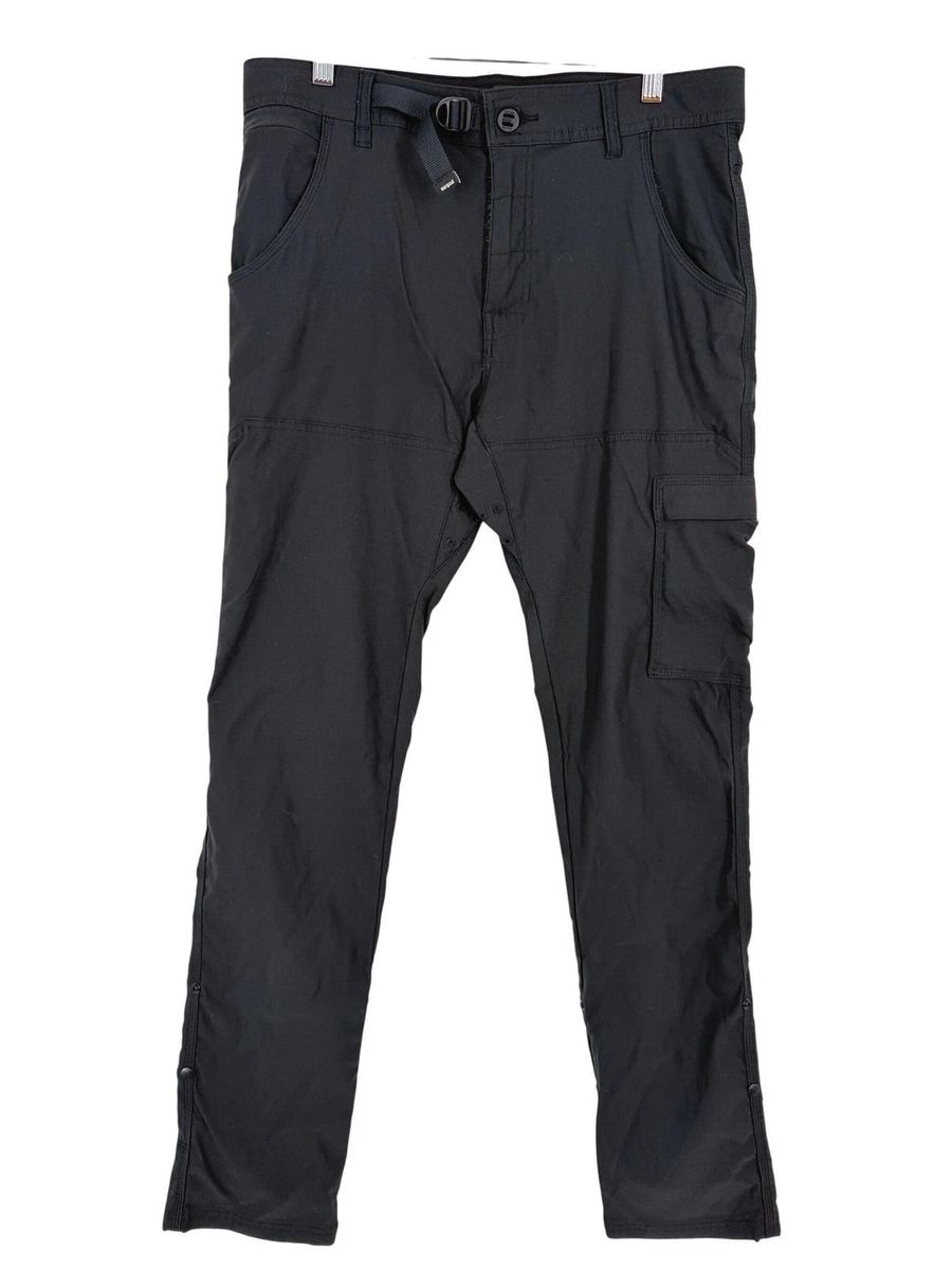 Black Prana Cargo Winter Hiking Pants