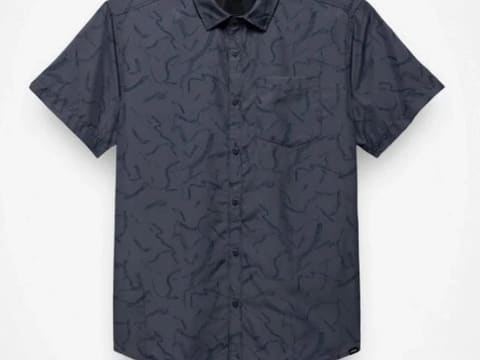 Blue Prana Sun Button Shirt