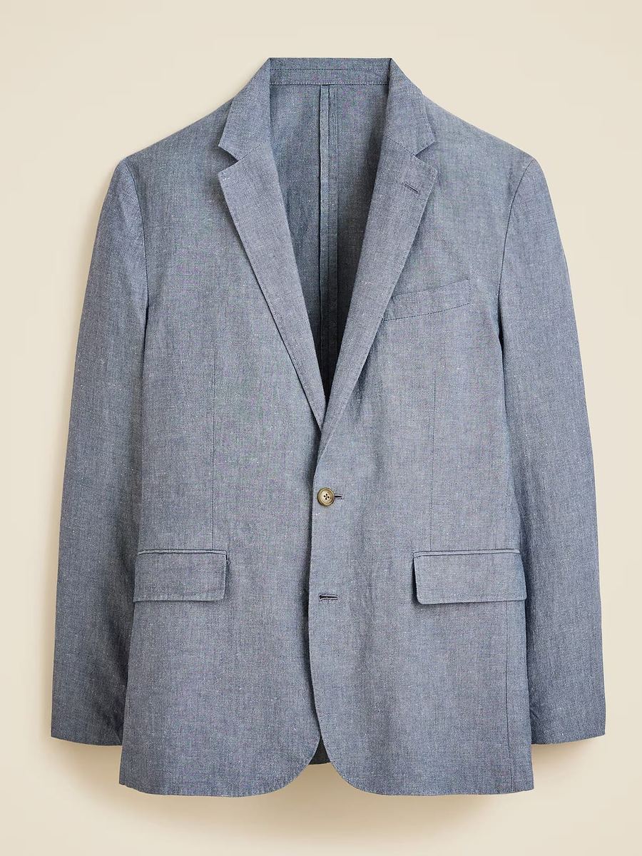 Light Blue Irish Cotton Linen