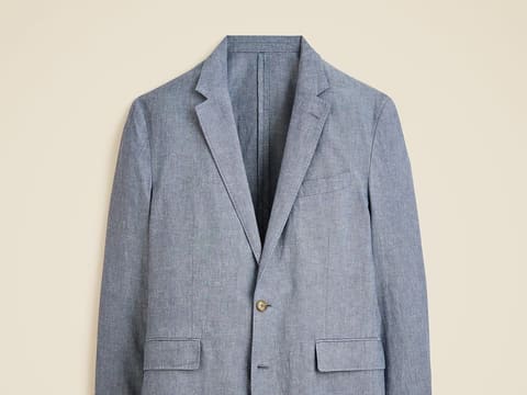 Light Blue Irish Cotton Linen