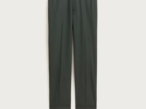 Classic Creased Wool Petrol