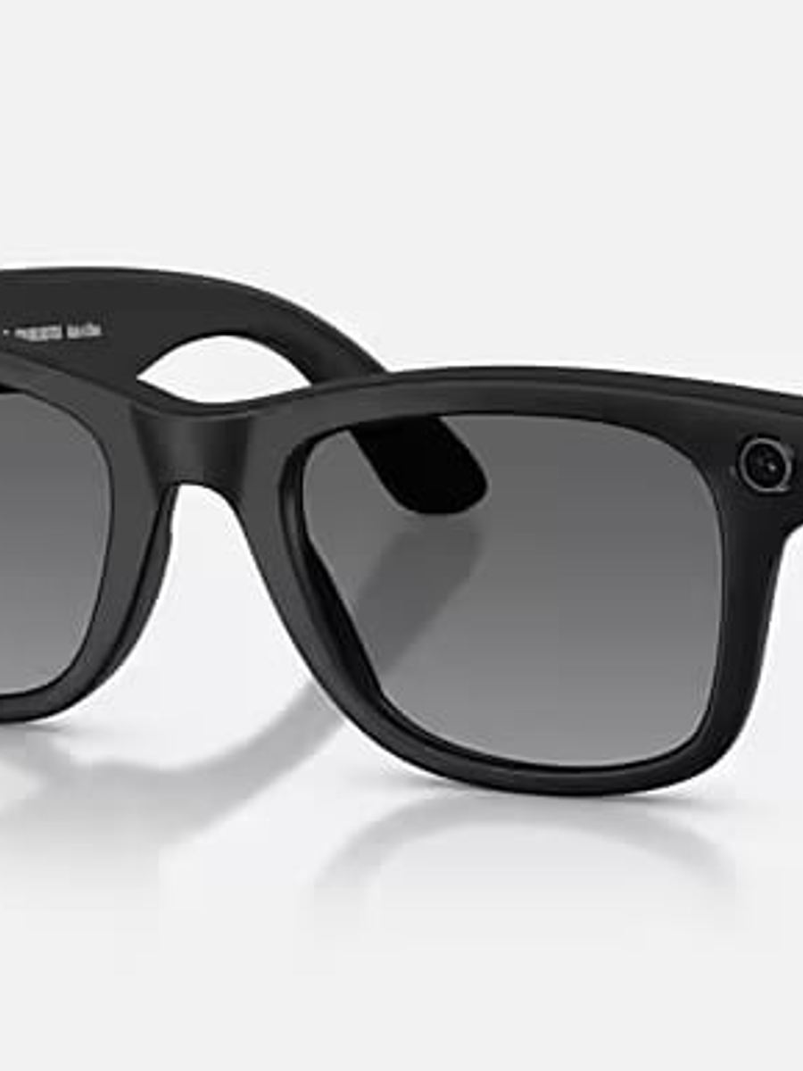 Black Meta Wayfarer Raybans