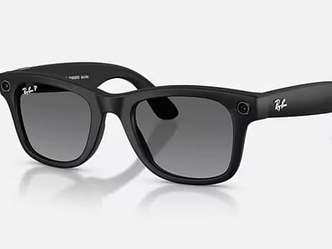 Black Meta Wayfarer Raybans