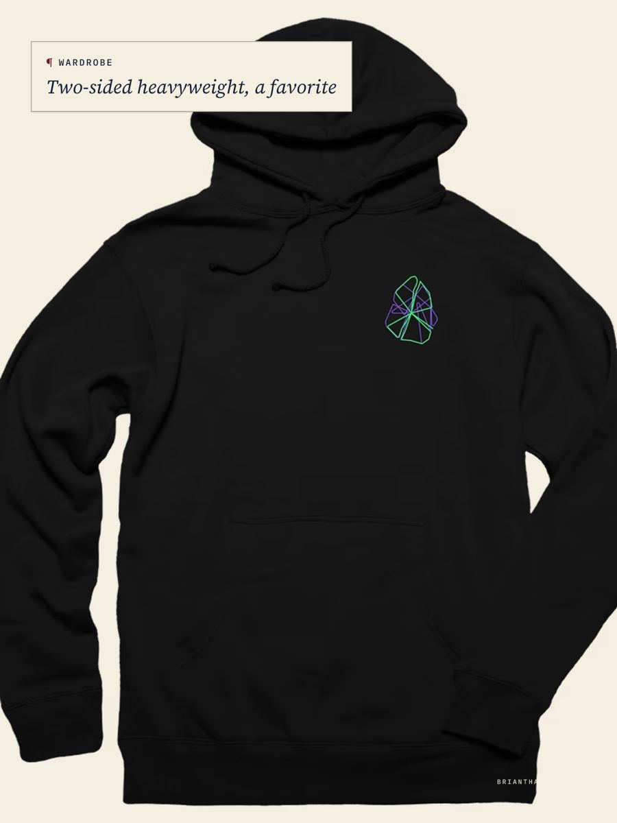 Black Obsidian Graphic Hoodie
