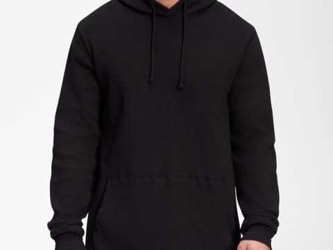Black Waffle Hoodie