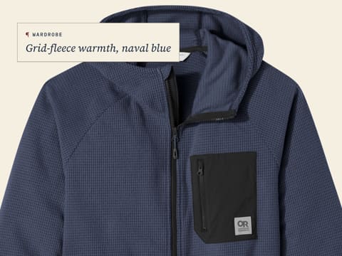 Navy Zip-Up Hoodie