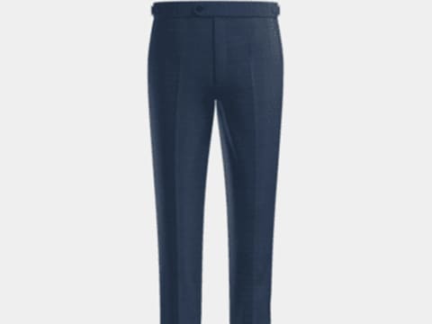 Blue Bird's Eye Suit Pants