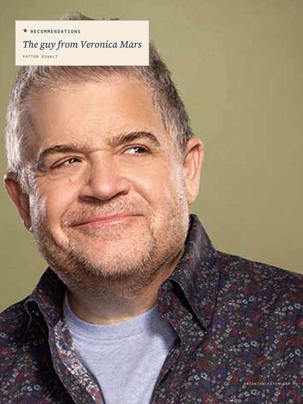 Patton Oswalt Live!