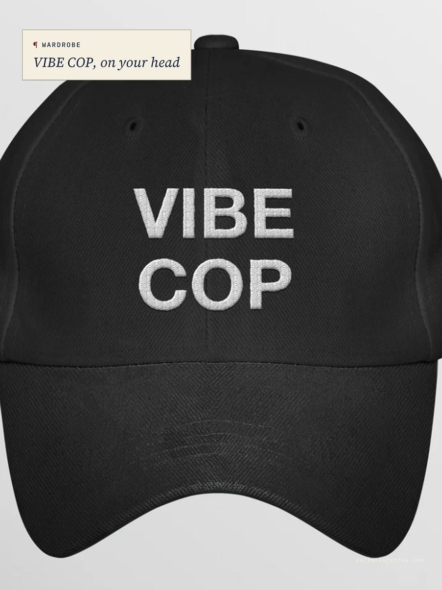 Vibe Cop Baseball Cap