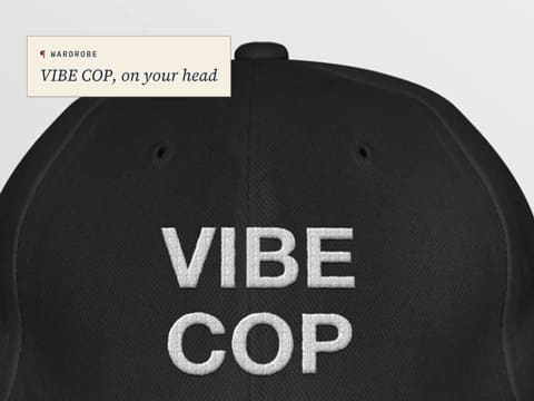 Vibe Cop Baseball Cap