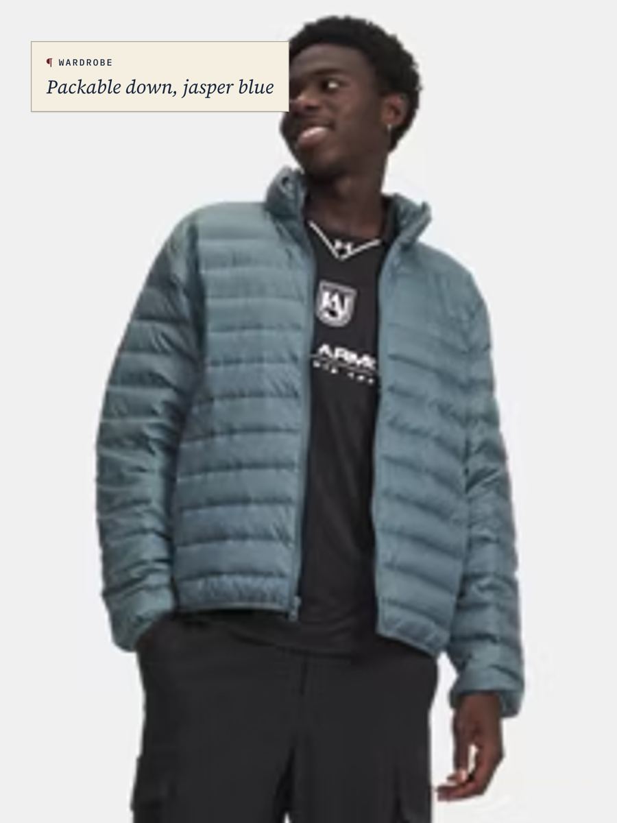 Jasper Blue Down Jacket
