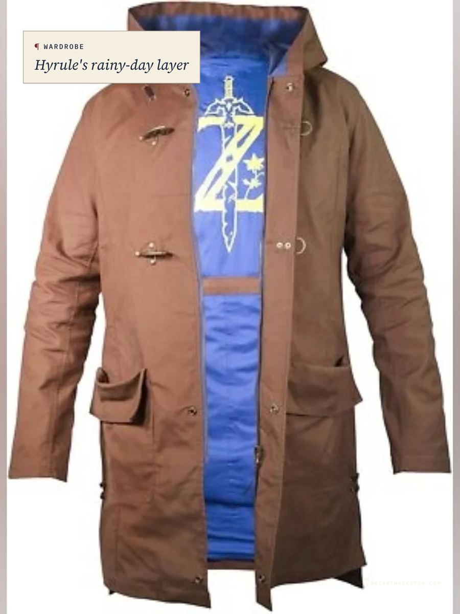 Green Breath of the Wild Rain Coat