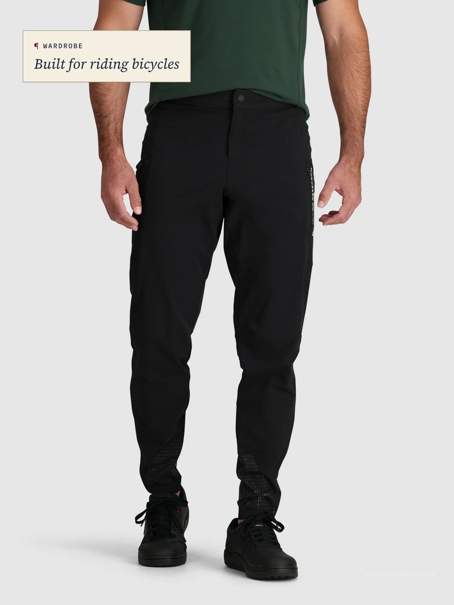 Black Freewheel Ride Pants