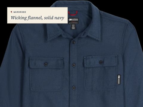 Navy Feedback Flannel