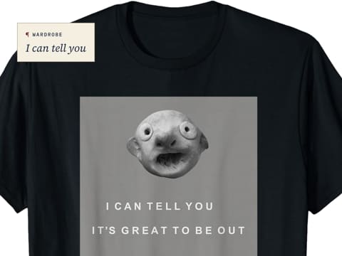 Black I Can Tell You It's Great T-Shirt