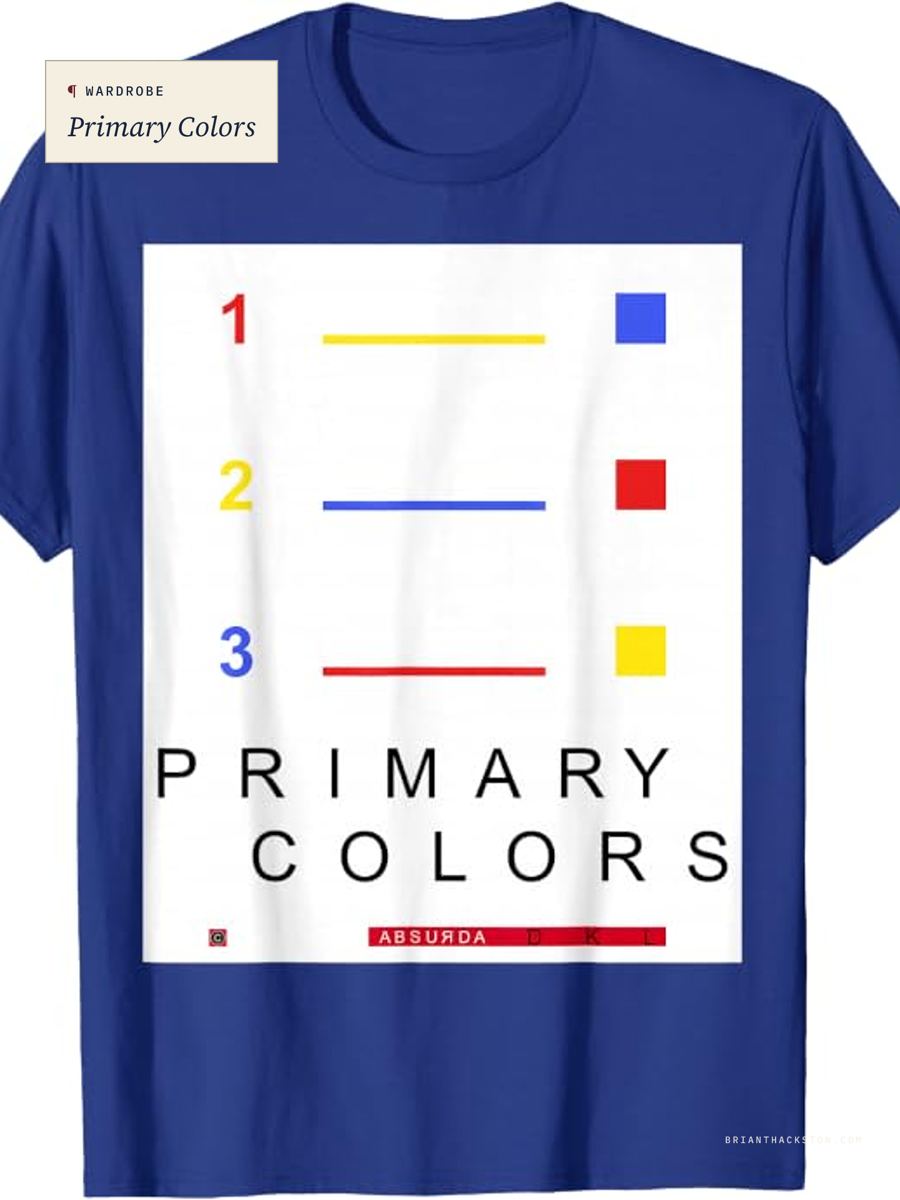 Blue Primary Colors T-Shirt