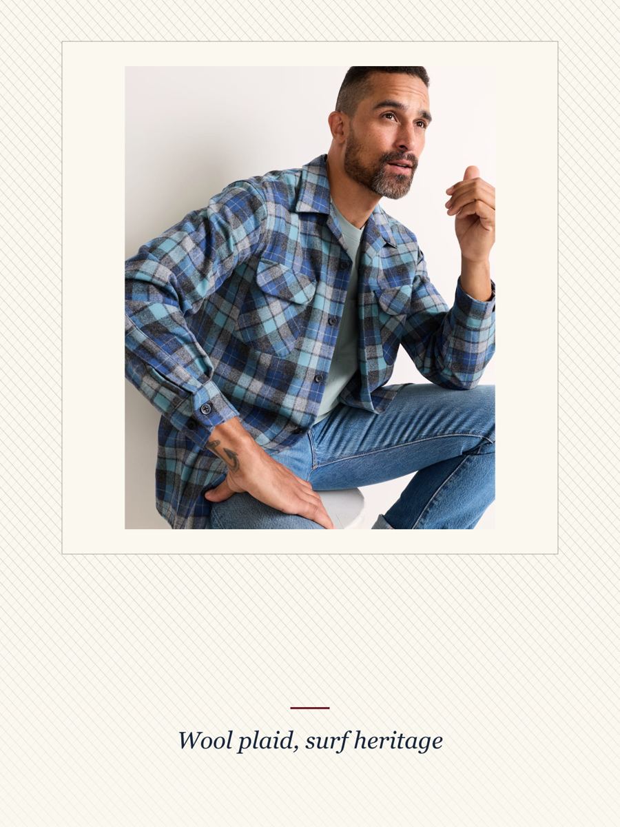 Blue Plaid Board Shirt