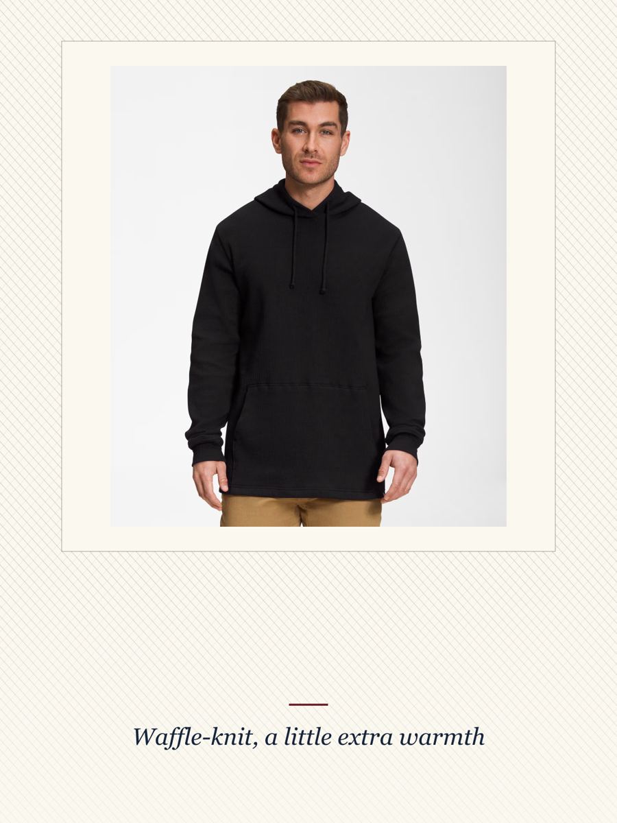 Black Waffle Hoodie