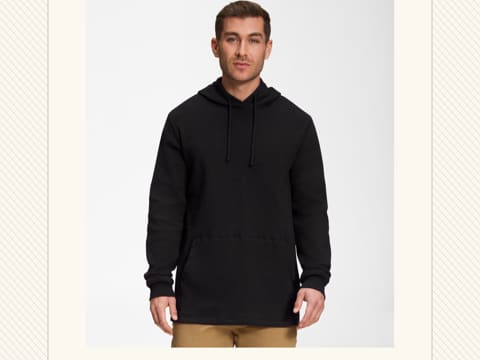 Black Waffle Hoodie