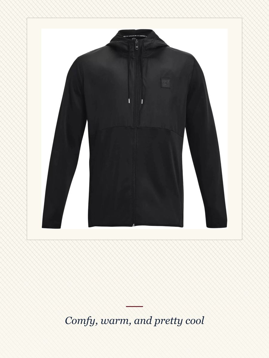 Black Zip-Up Hoodie