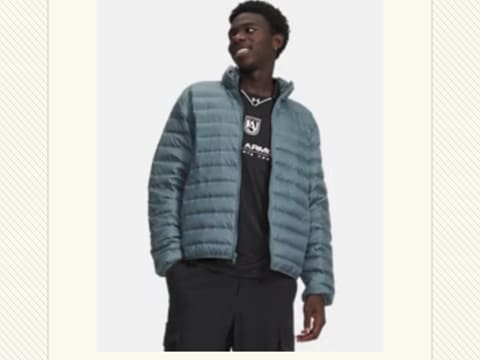 Blue Down Jacket