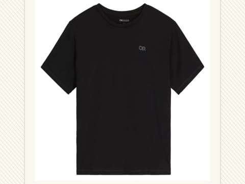 Black Alpine Onset Merino Tee