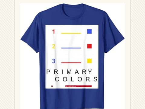 Blue Primary Colors T-Shirt
