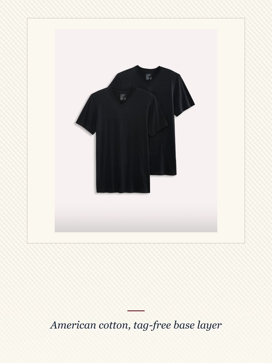 Black Made in America V-Neck