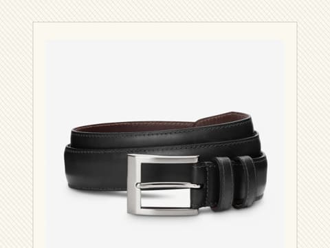 Black Leather Belt