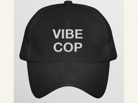 Vibe Cop Baseball Cap