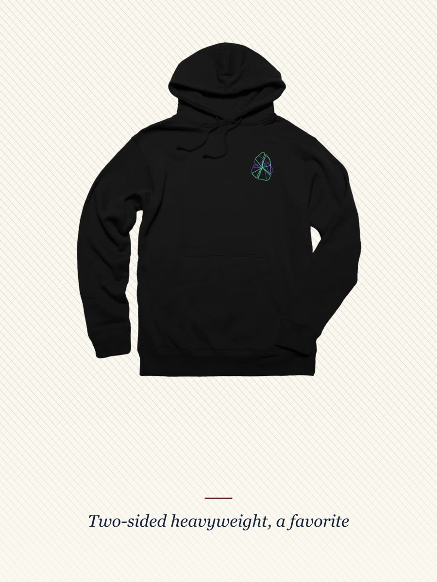 Black Obsidian Graphic Hoodie