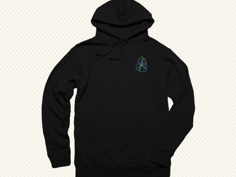 Black Obsidian Graphic Hoodie