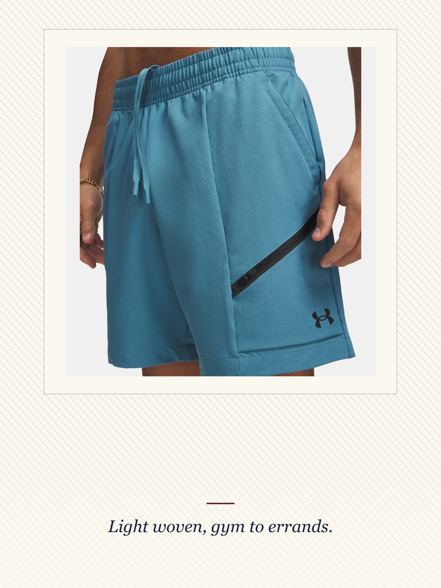 Blue Woven Shorts