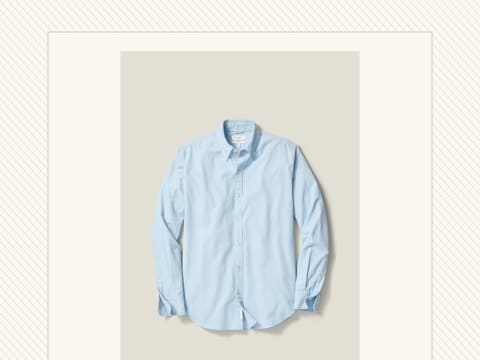 Blue Corduroy Button-Down