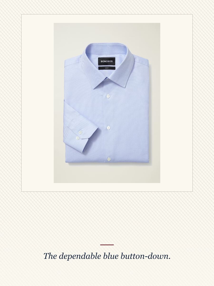 Blue Button-Down