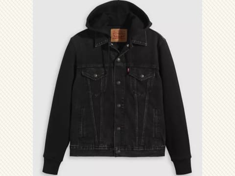 Black Trucker Hoodie