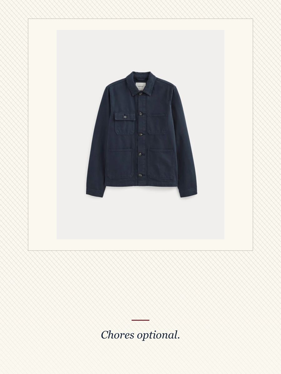 Navy Chore Coat
