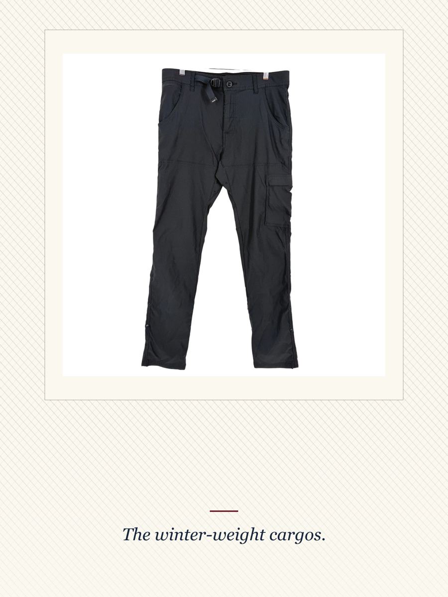 Charcoal Cargo Winter Hiking Pants