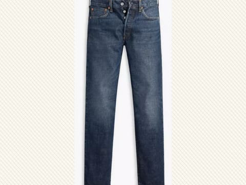 Dark Blue Selvedge 501 Jeans