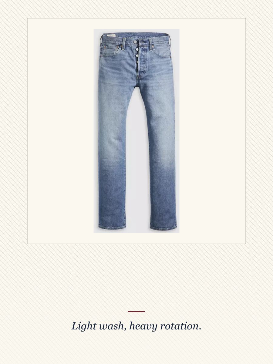 Light Blue Selvedge 501 Jeans