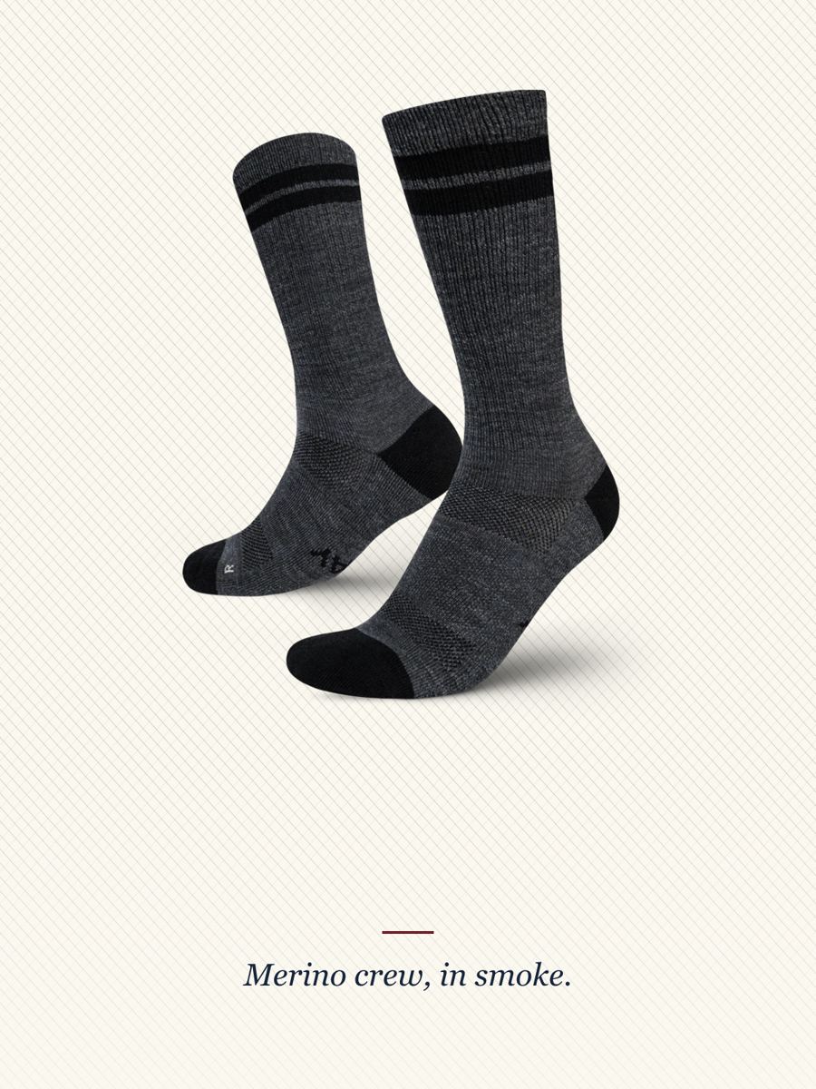 Smoke Merino Wool Socks