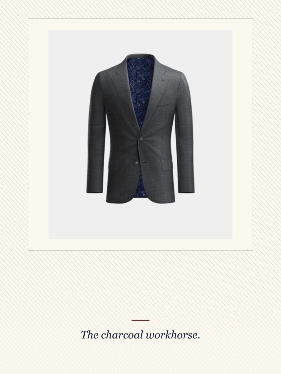 Charcoal Suit Jacket