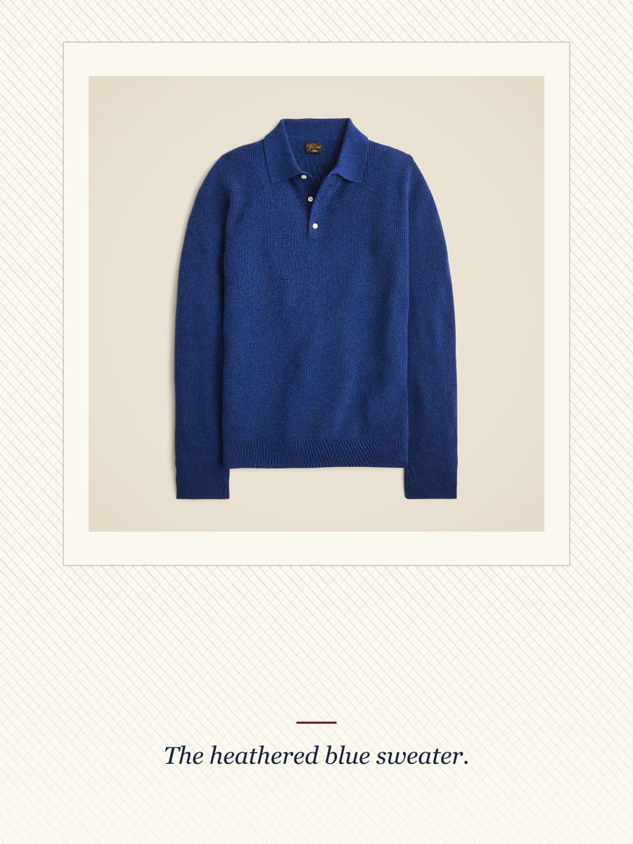 Blue Heather Sweater